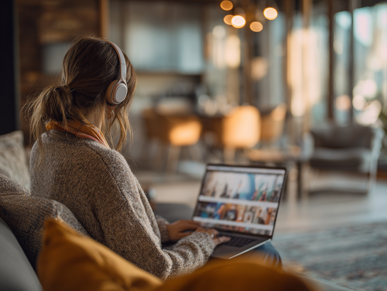 User journey maps on wall
